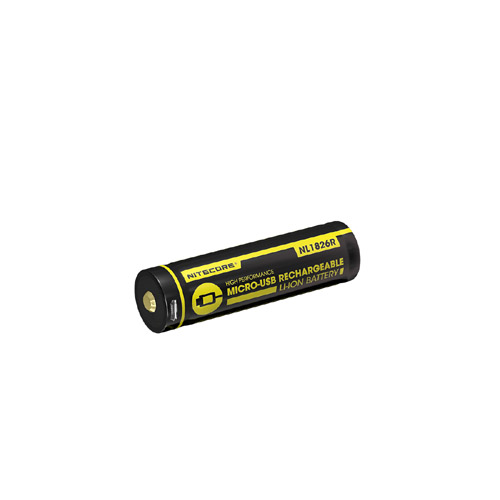 18650 Li-ion battery 2600mAh Micro-USB charging port