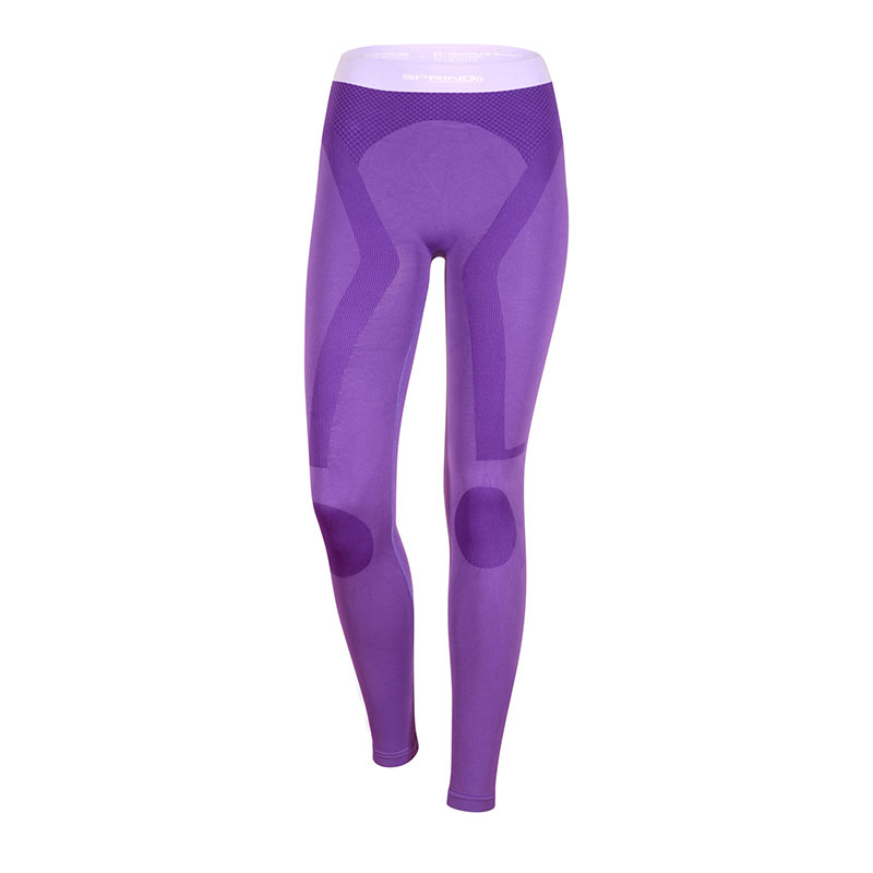 Nohavice funkèné dlhé dámske - fialová slivková farba