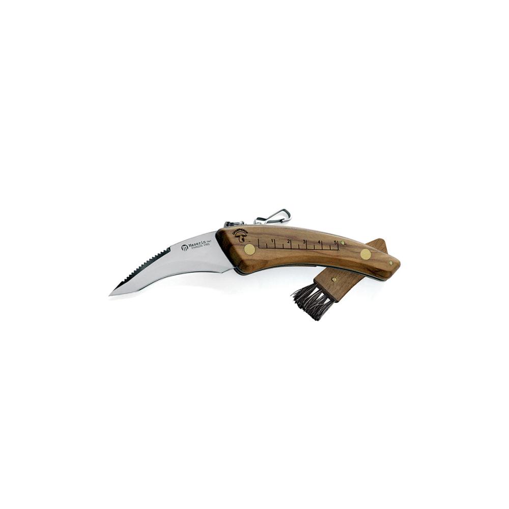 Mushroom knife Line - 808 čepeľ: 420, rukoväť: drevo orechové