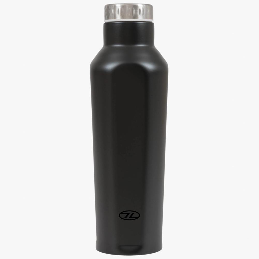 HIGHLANDER Ashta - nerezová fľaša 500 ml, čierna