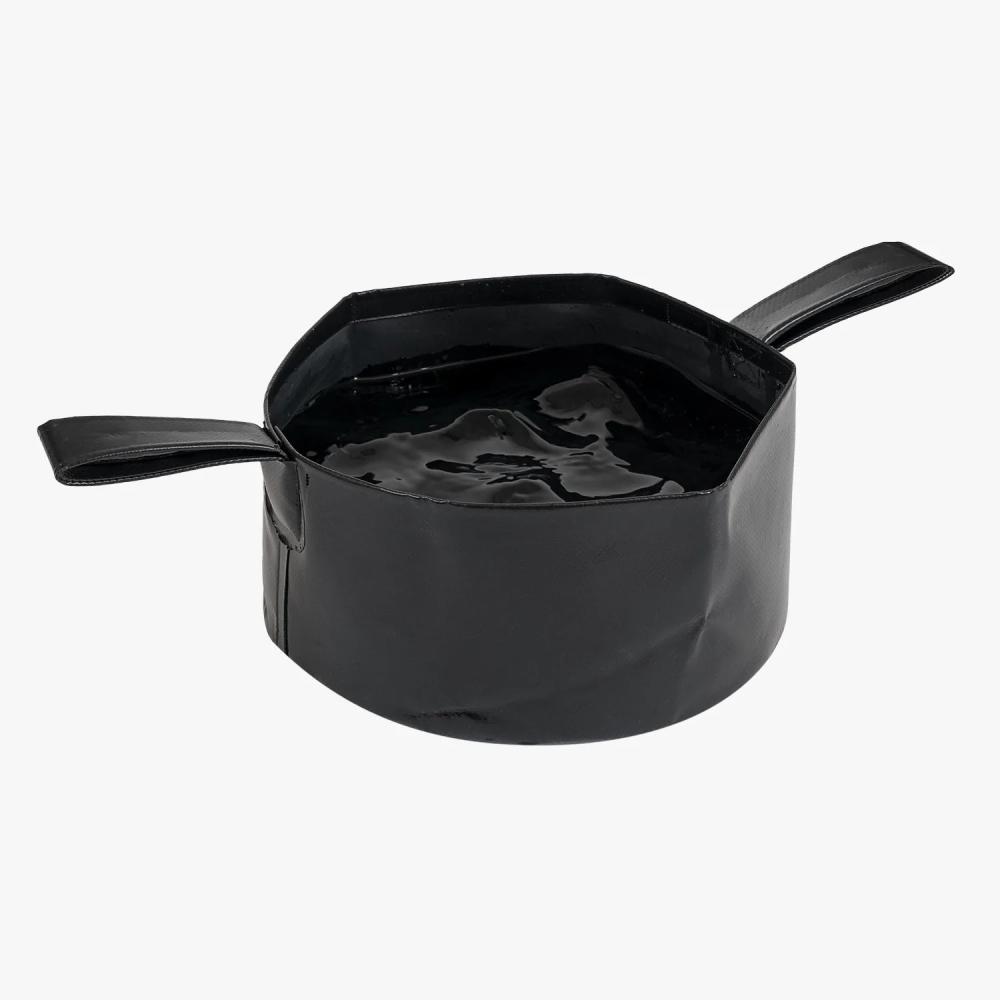 HIGHLANDER skladacia miska PVC 4 l, čierna