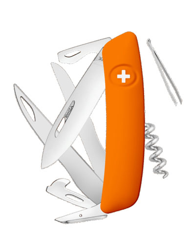 SWIZA nôž D07 Scissors Orange - oranžová