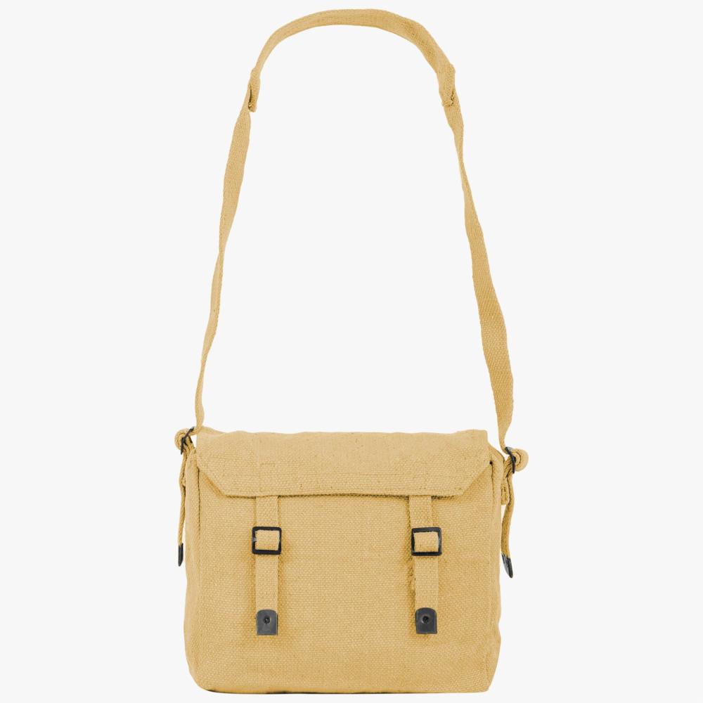HIGHLANDER - plátenná taška cez plece haversack, béžová