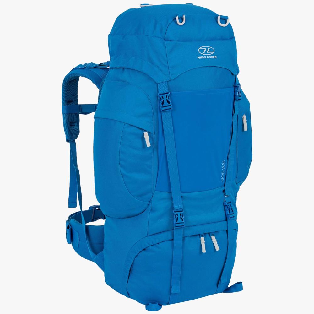 HIGHLANDER Rambler - turistický ruksak 88 l, modrý
