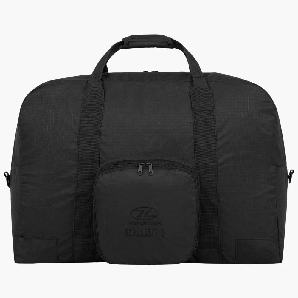 HIGHLANDER Boulder - skladacia taška 70 l, čierna