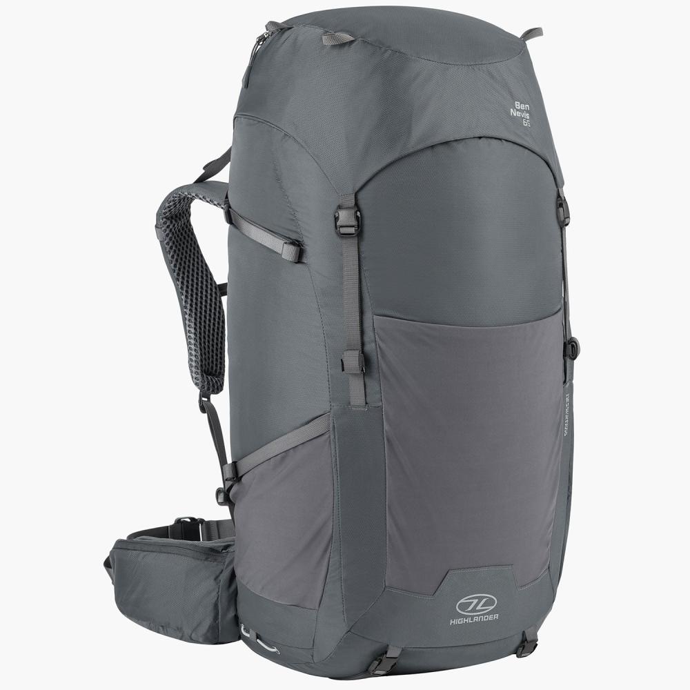 HIGHLANDER Ben Nevis - dámsky ruksak 65 l, sivý