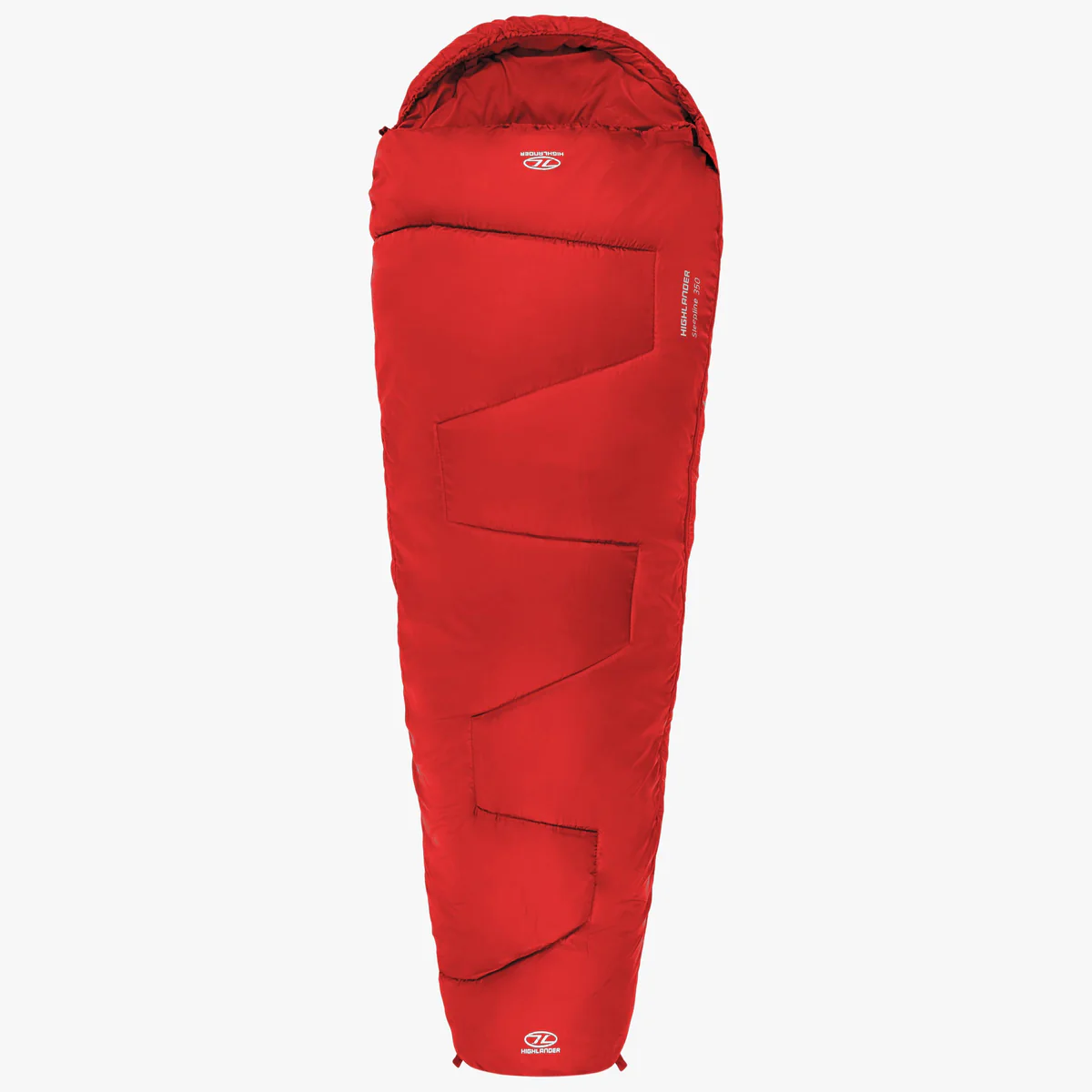 HIGHLANDER Sleepline 350 - spací vak múmia, červený