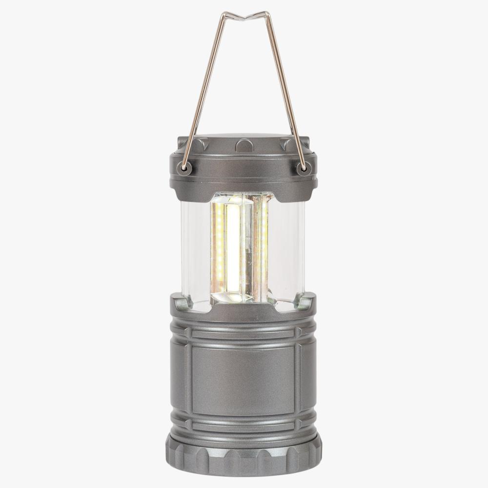 HIGHLANDER skladací lampáš 300 lm, sivý