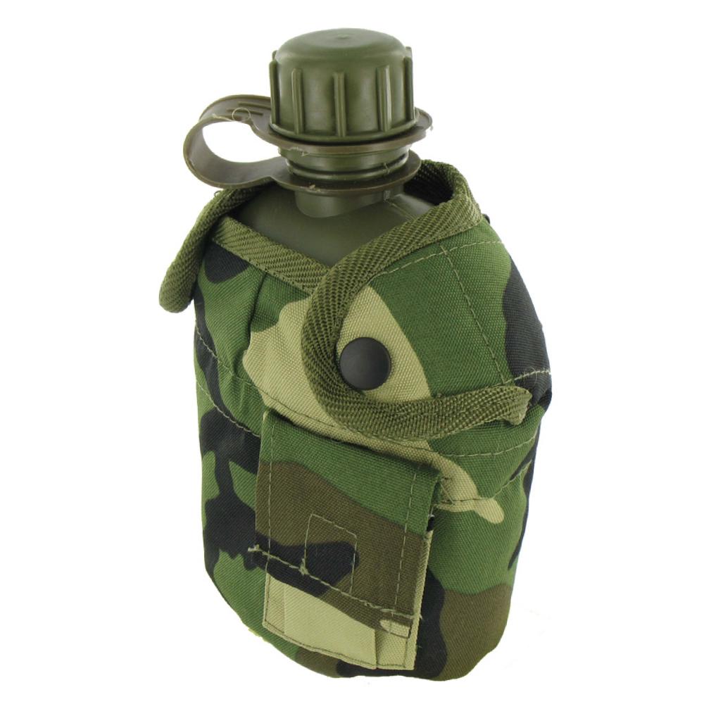 HIGHLANDER Patrol - poľná fľaša 950 ml s puzdrom, kamufláž