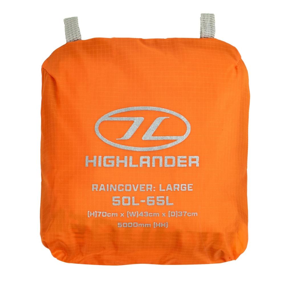 HIGHLANDER Ducks Back - pláštenka na ruksak oranžová, veľká (50-65 l)