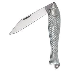 130-NZn-1  RYBIÈKA strieborná vreckový nôž