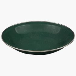 HIGHLANDER Vintage - smaltovan� hlbok� tanier, zelen�