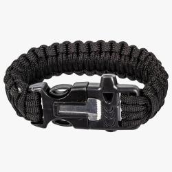 HIGHLANDER paracord n�ramok s kresadlom, �ierny