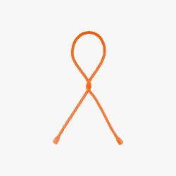 HIGHLANDER Gear Twist - silik�nov� p�ska 45 cm, oran�ov�