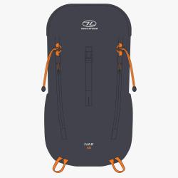 HIGHLANDER Ivar turistick� batoh 30 l, �ierny - �al�� poh�ad 2