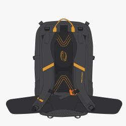 HIGHLANDER Vega p�nsky batoh 25 l, Sky Blue - �al�� poh�ad