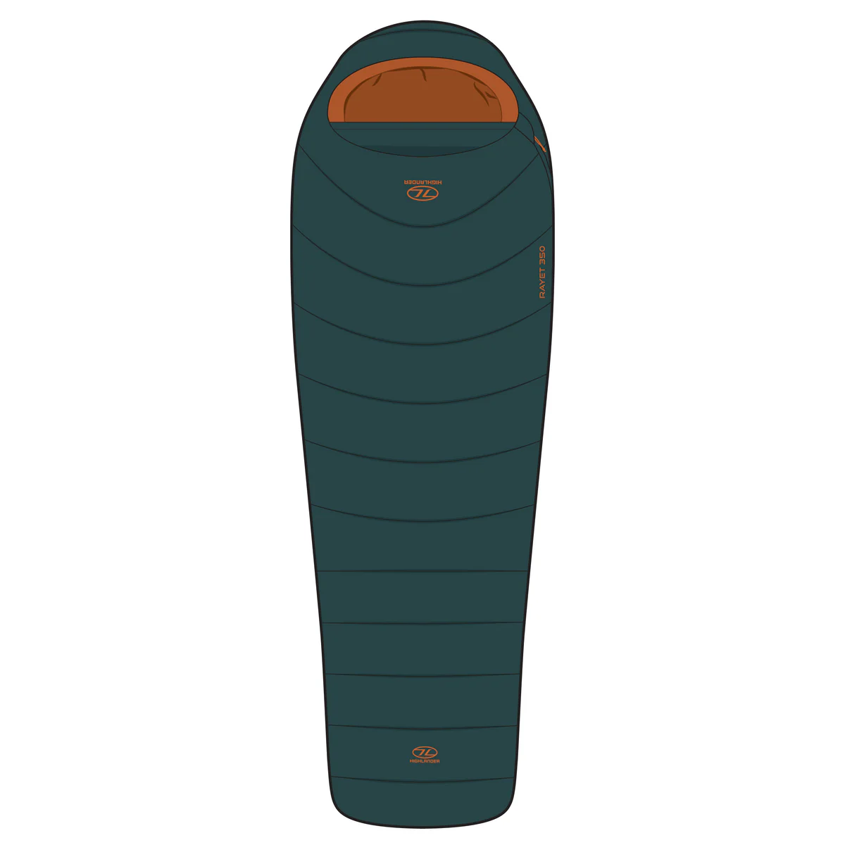 HIGHLANDER Rayet 350 spac� vak m�mia, zelen� - detail 7