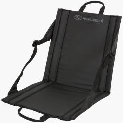 HIGHLANDER - skladacia seda�ka outdoorov�, �ierna