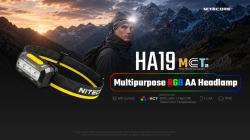 �elovka NITECORE HA19 Multipurpose RGB AA Headlamp v ter�ne