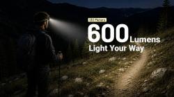 600 l�menov a dosvit 130 metrov - �elovka NITECORE HA19 RGB