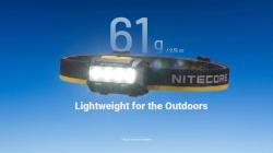 Hmotnos� �elovky NITECORE HA19 RGB je len 61 gramov