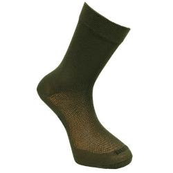 letné spoločenské ponožky zelená farba (1 bal/6 párov)