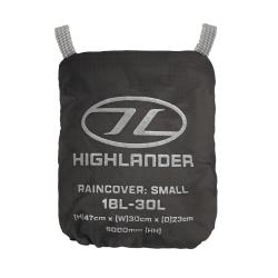 HIGHLANDER Ducks Back - pl�tenka na ruksak �ierna, mal� (18-30 l)