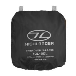 HIGHLANDER Ducks Back - pl�tenka na ruksak �ierna, XL (70-90 l)