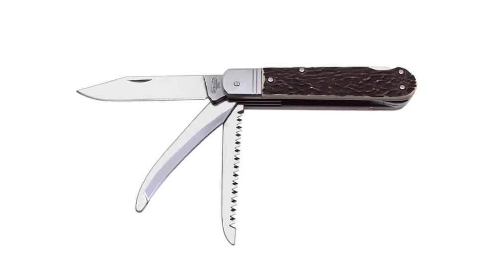 MIKOV 232-XH-3 FIXIR - lovecký nôž, 3-dielny, imitácia parohu
