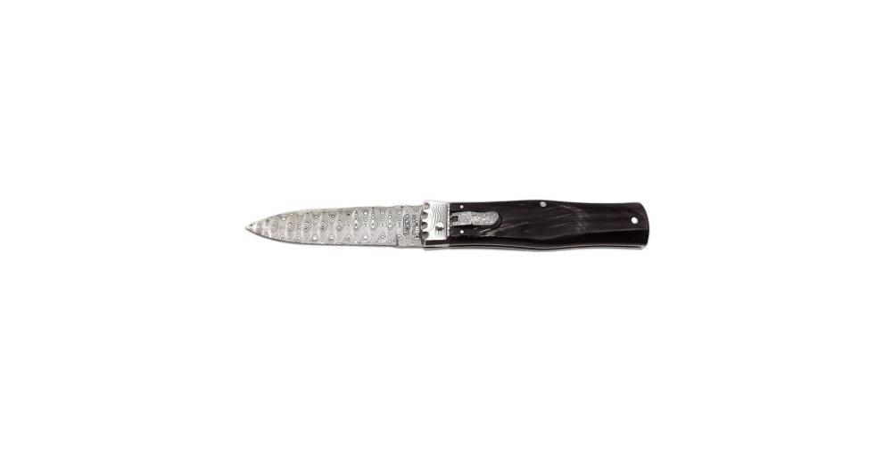 MIKOV 241-DR-1/PR PREDATOR - vyskakovací nôž, PANTHER, damašek, roh
