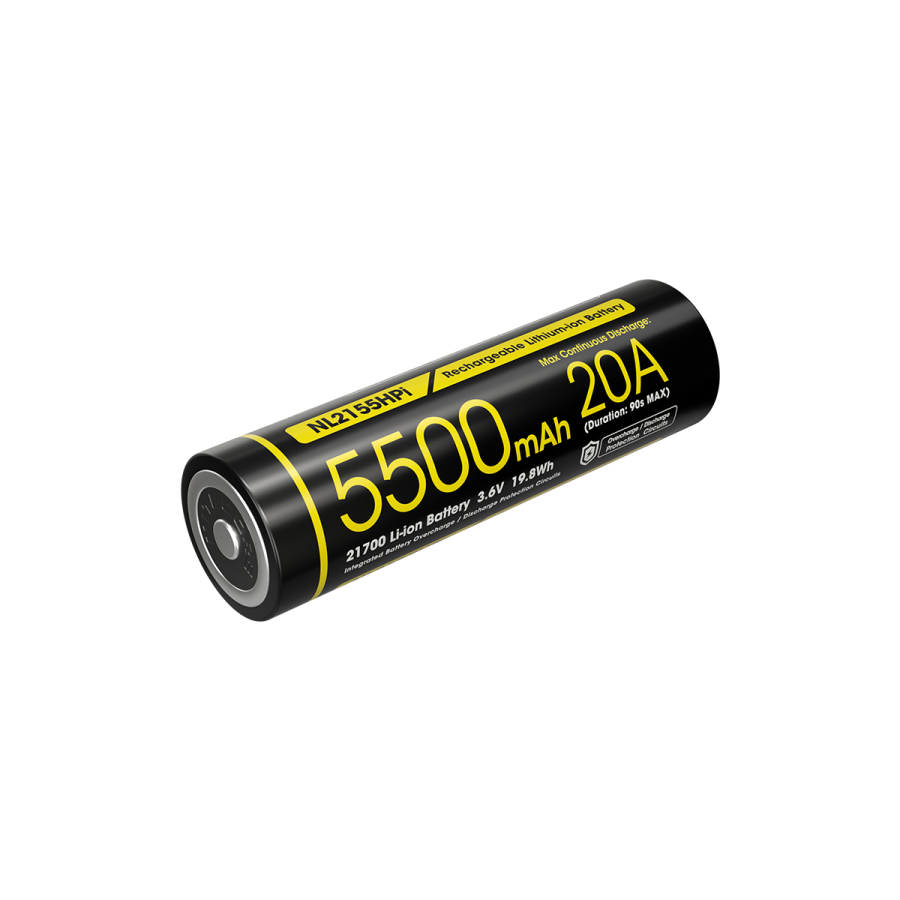 21700 Series HPi Li-ion battery 5500mAh 20A