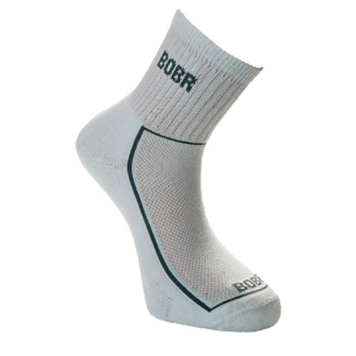 jar / jeseň športové ponožky biela farba (1 bal/6 párov)