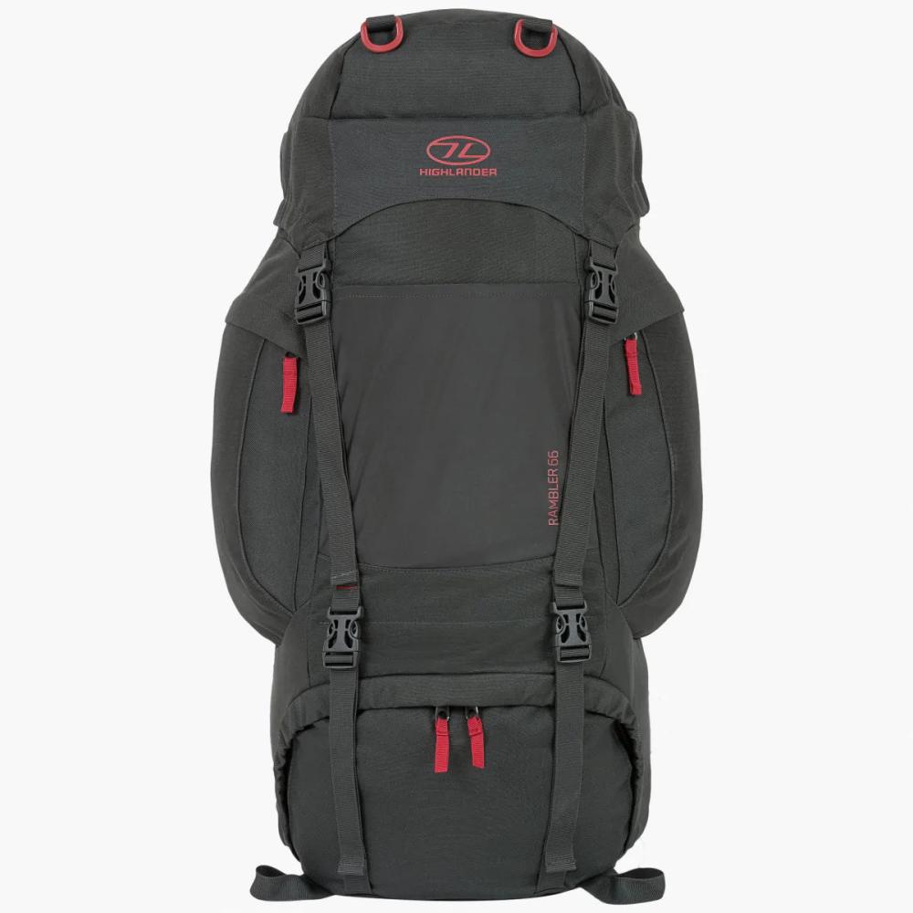 HIGHLANDER Rambler - turistický ruksak 66 l, antracitový