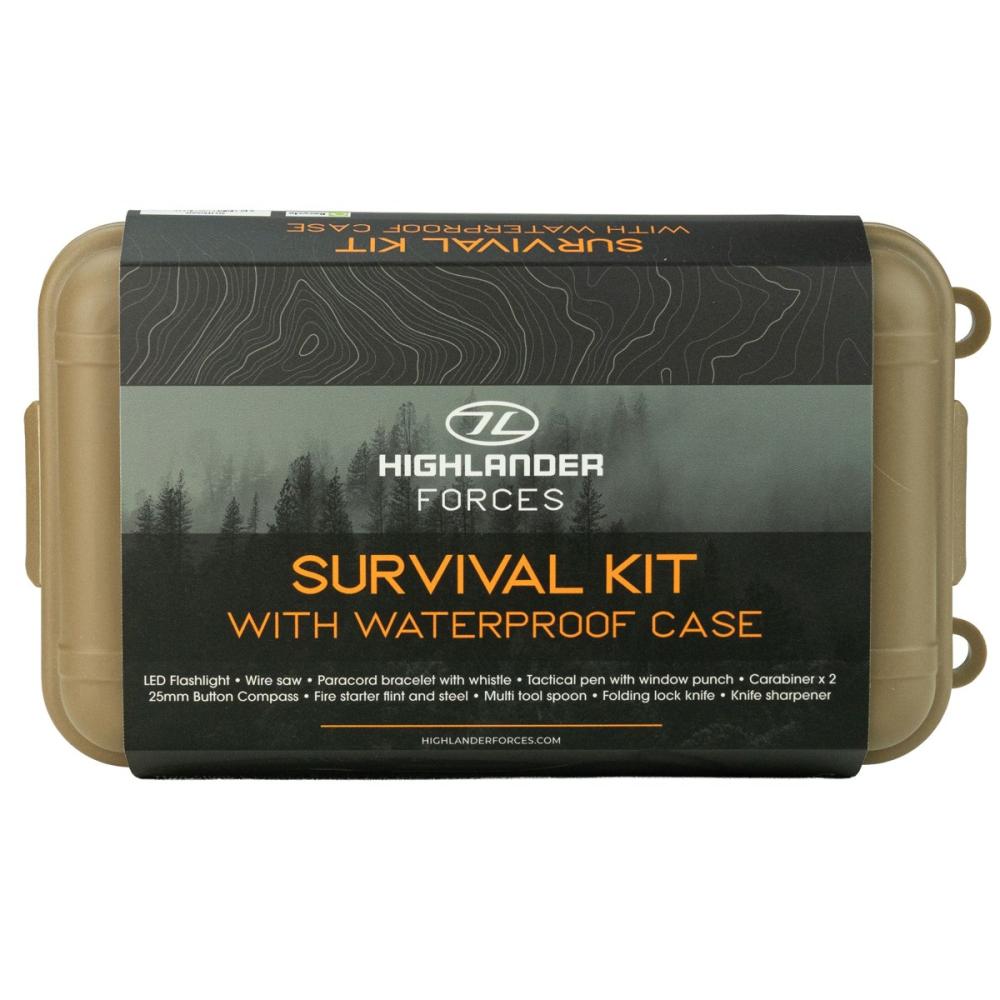 HIGHLANDER Survival Kit - súprava na prežitie s puzdrom