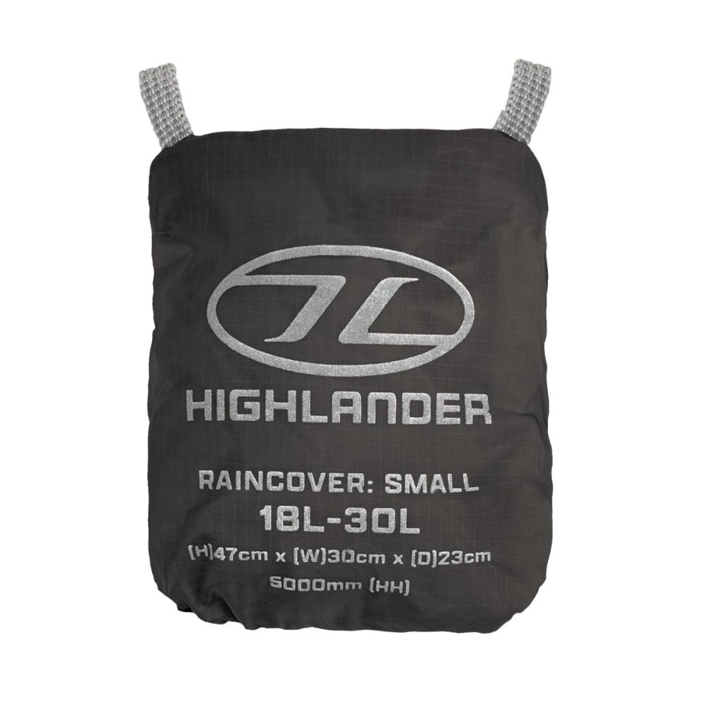 HIGHLANDER Ducks Back - pláštenka na ruksak čierna, malá (18-30 l)