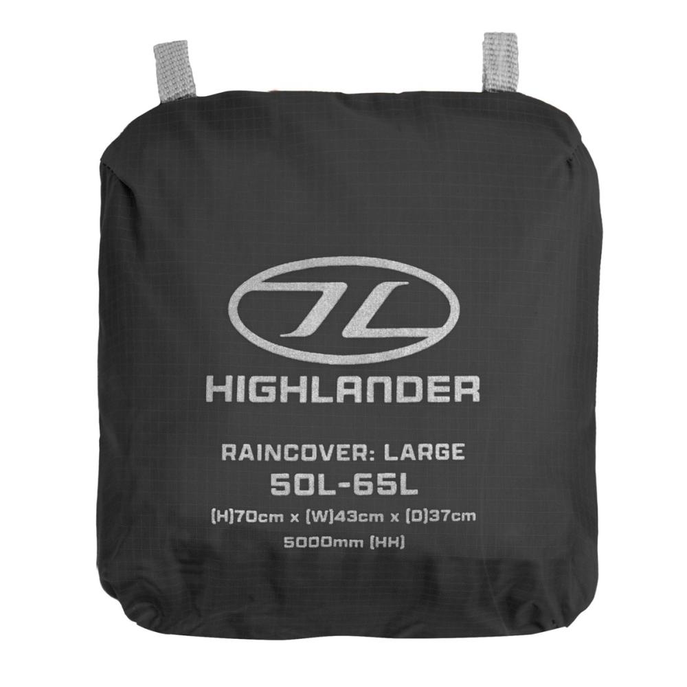 HIGHLANDER Ducks Back - pláštenka na ruksak čierna, veľká (50-65 l)